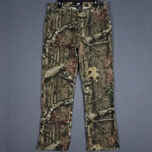 Mossy Oak Camo Pants Mens 36x34 (Fits 34x32) Break Up Infinity Hunting 5 Pocket